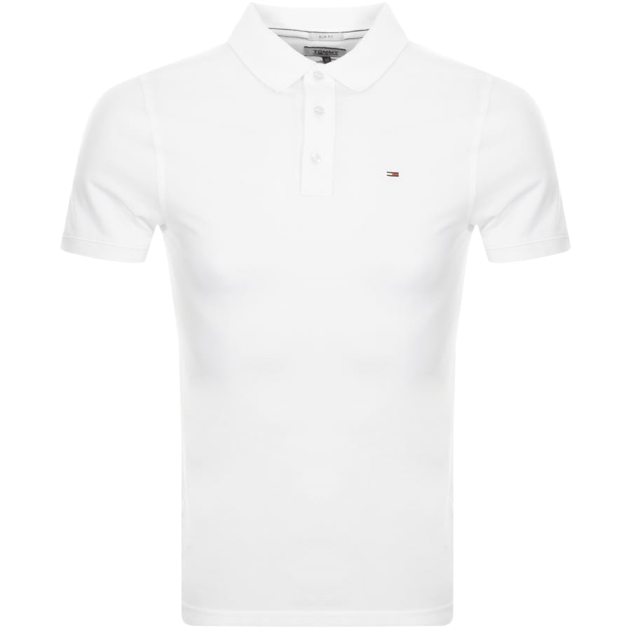 Alternative Image for ProductTommy Jeans Slim Fit Polo Shirt White1